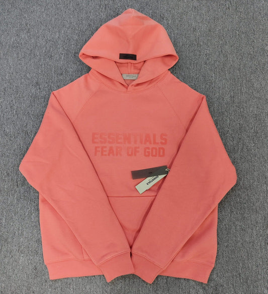 Essentials hoodie (coral)