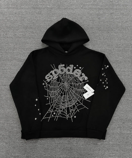 Black OG web rhinestone