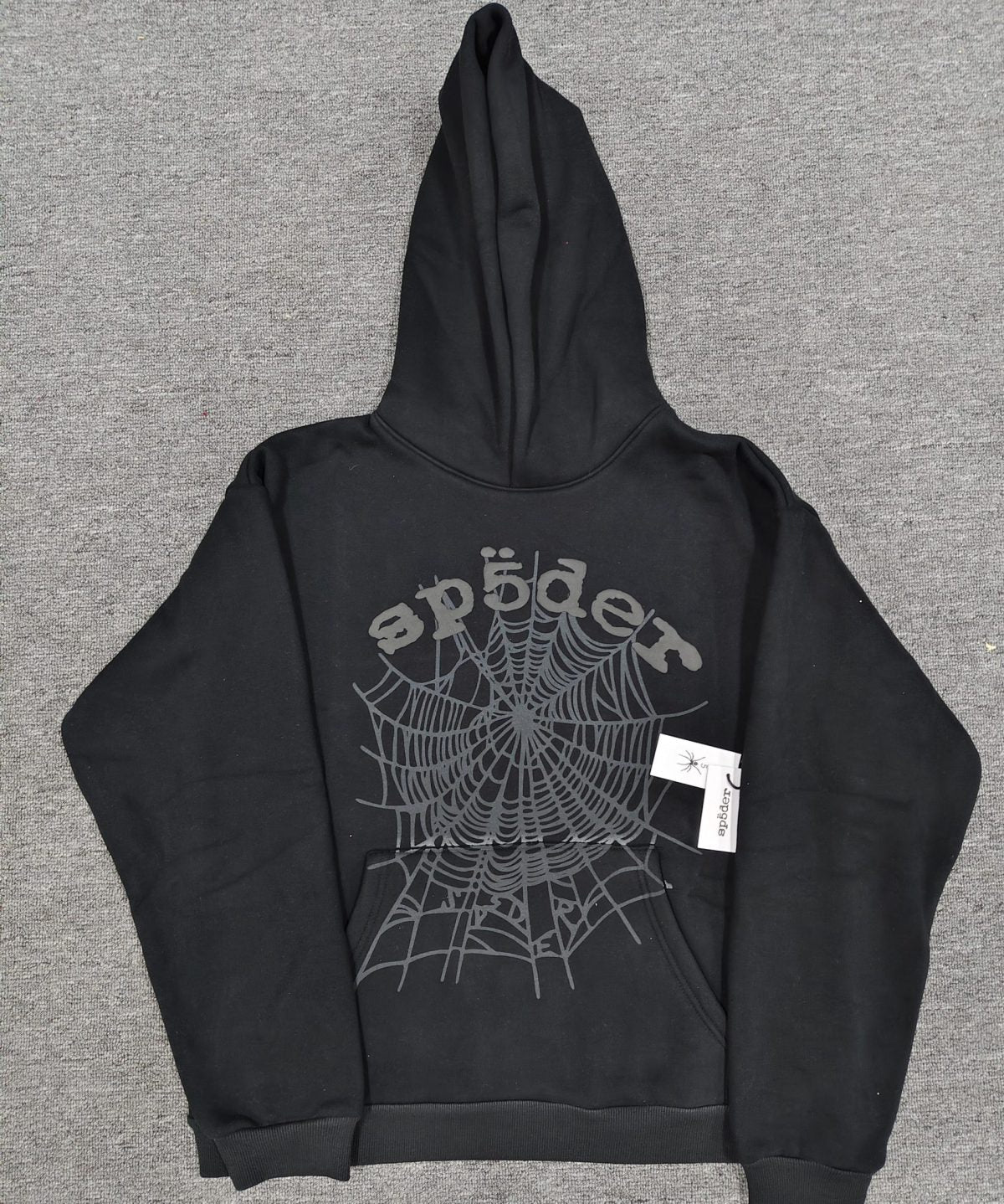 OG Web Sp5der hoodie (black&grey)